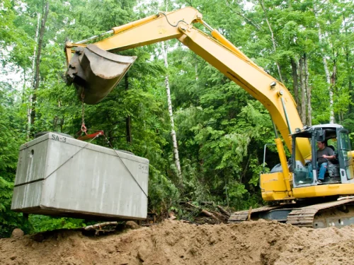 septic tank installation