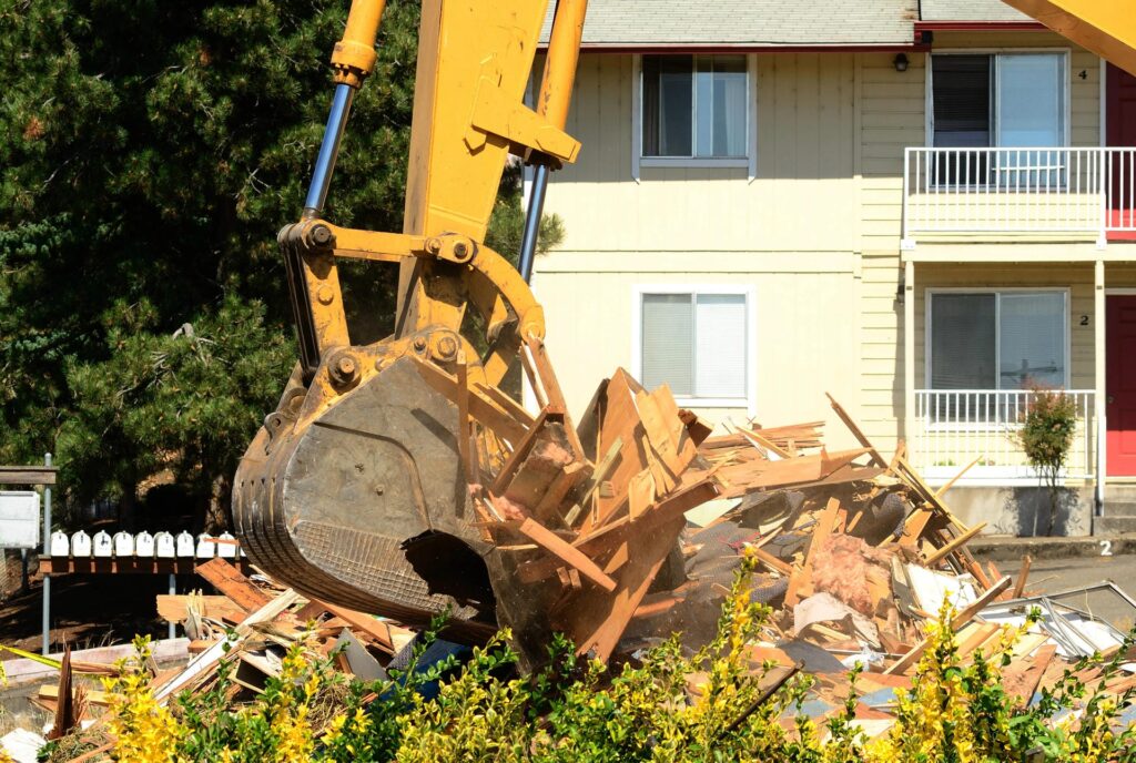 property clearing debris removal demolition